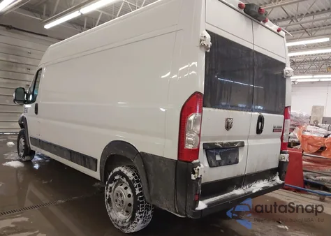 2022 Ram Promaster 2500 High Roof 159 Wb from USA, damaged, VIN 3C6LRVDG1NE116157